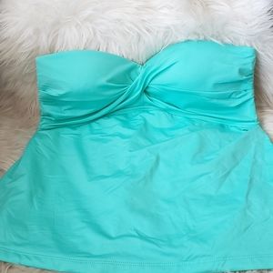 Aqua tankini bathing suit top